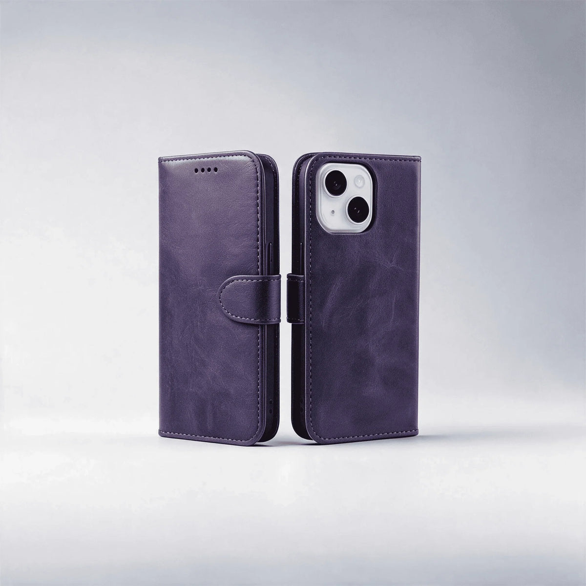 iPhone 13 Series Book Flip Case Leather Wallet