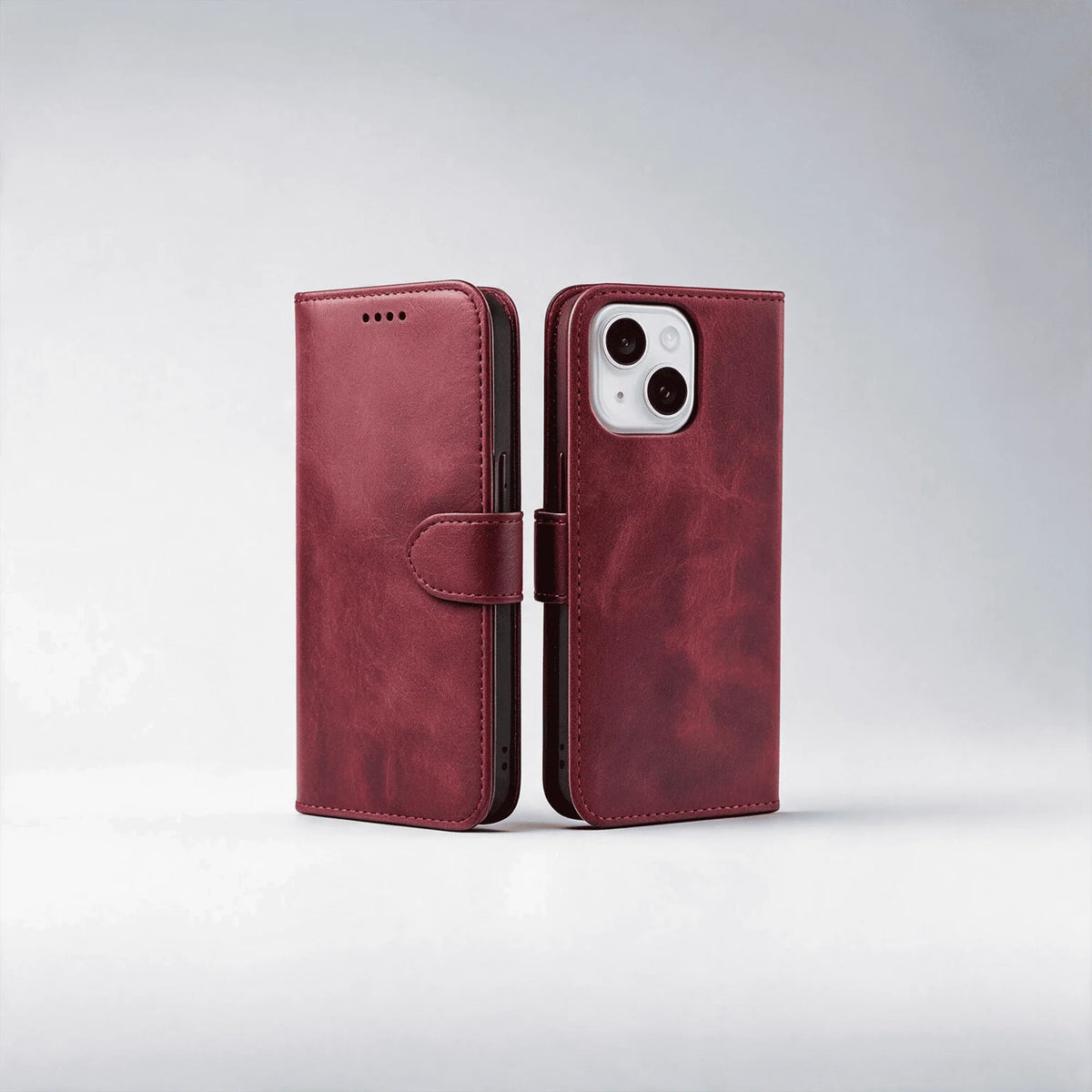 iPhone 13 Series Book Flip Case Leather Wallet