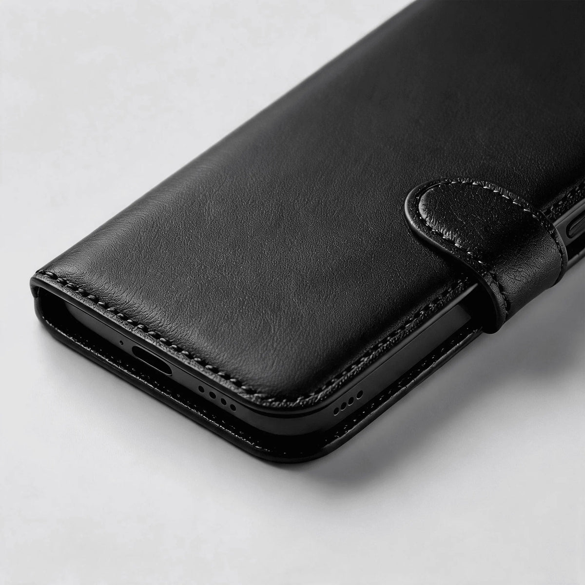 iPhone 15 Series Book Flip Case Leather Wallet