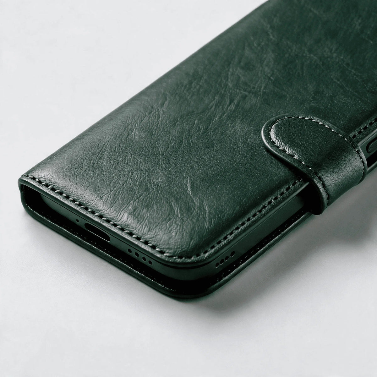 iPhone 16 Series Book Flip Case Leather Wallet