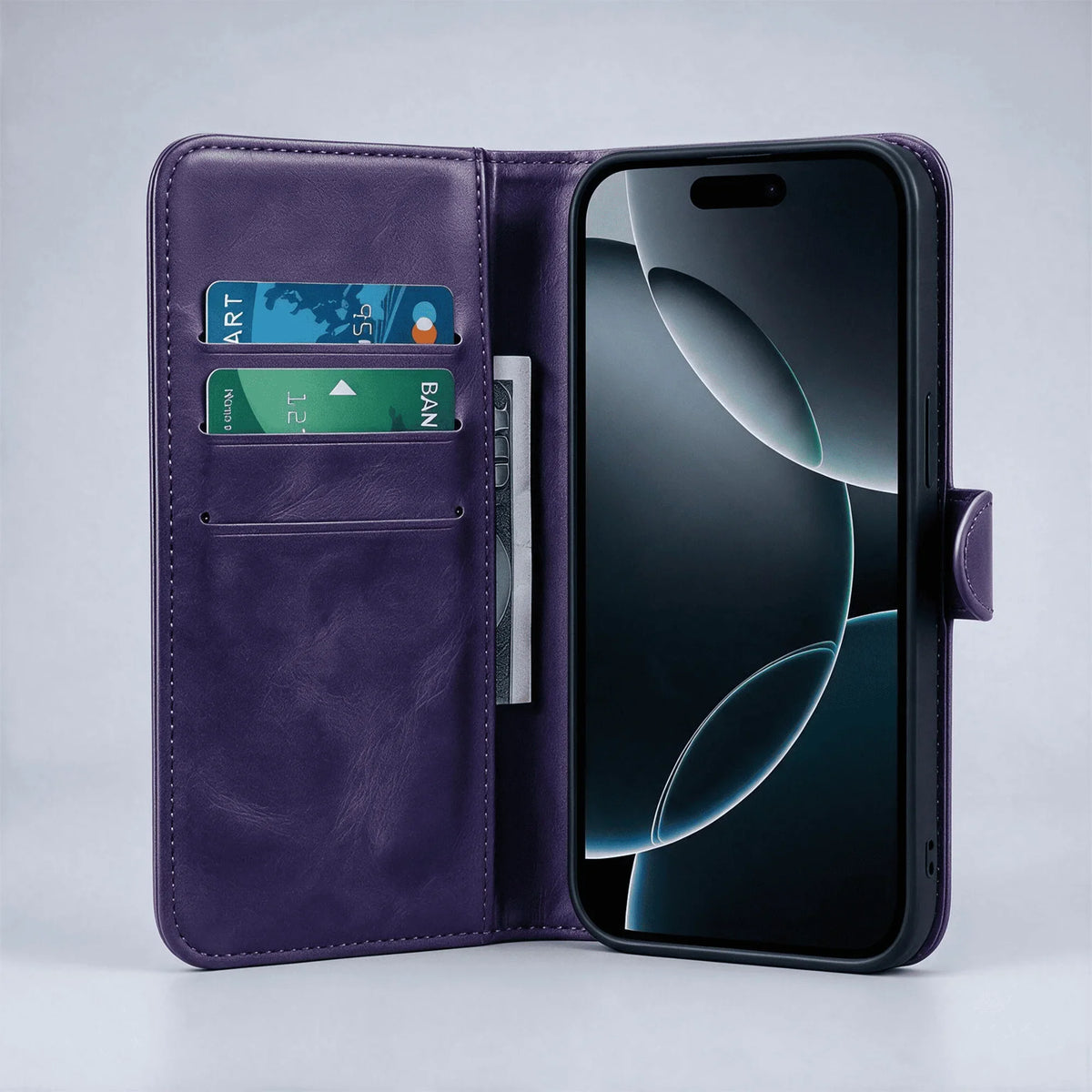 iPhone 13 Series Book Flip Case Leather Wallet