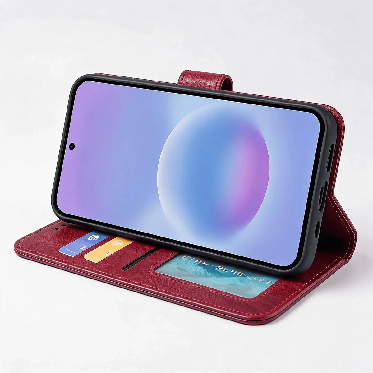 Samsung Galaxy A17 5G / A18 Book Flip Case Leather Wallet