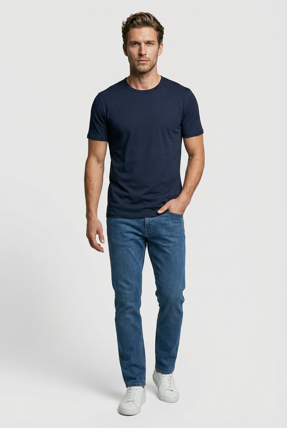 Trueman Regular Fit T-Shirt - Navy