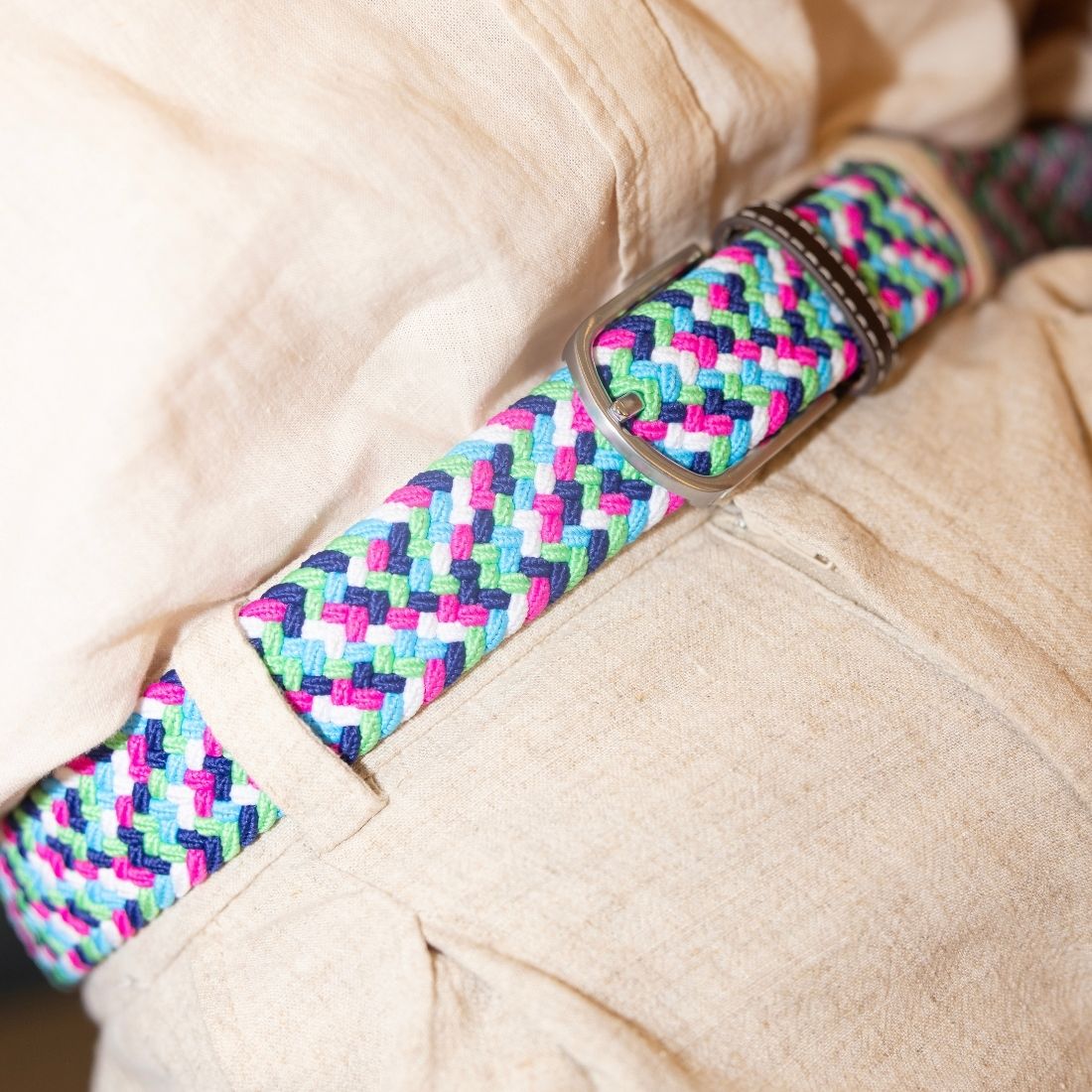 The World’s First Recycled Woven Belt – Made from Ocean Plastic