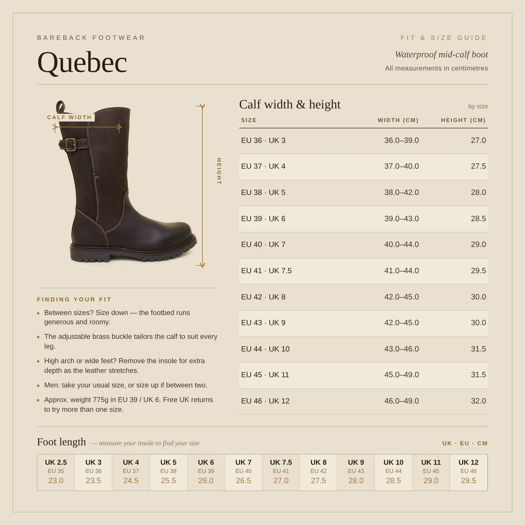Stivali impermeabili Quebec - Marroni