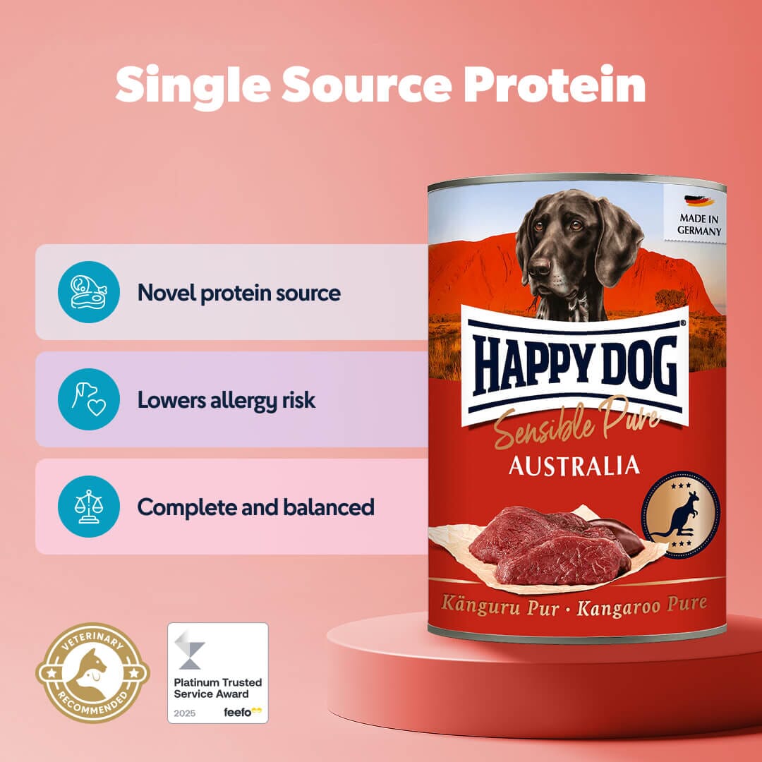 Pure Kangaroo Wet Dog Food (Australia)