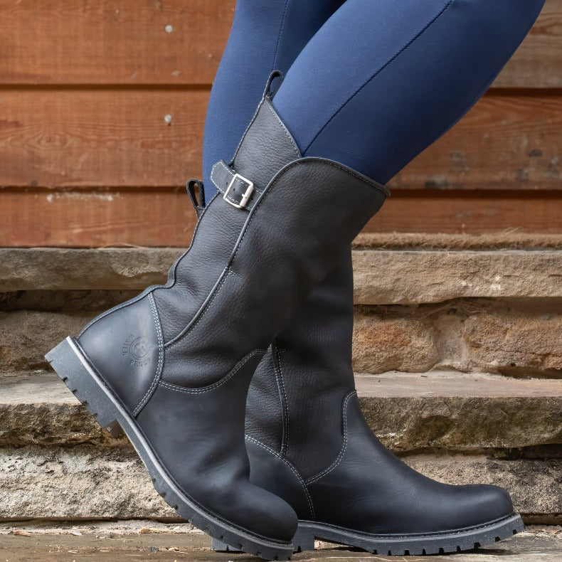 Quebec Wasserdichte Stiefel - Schwarz