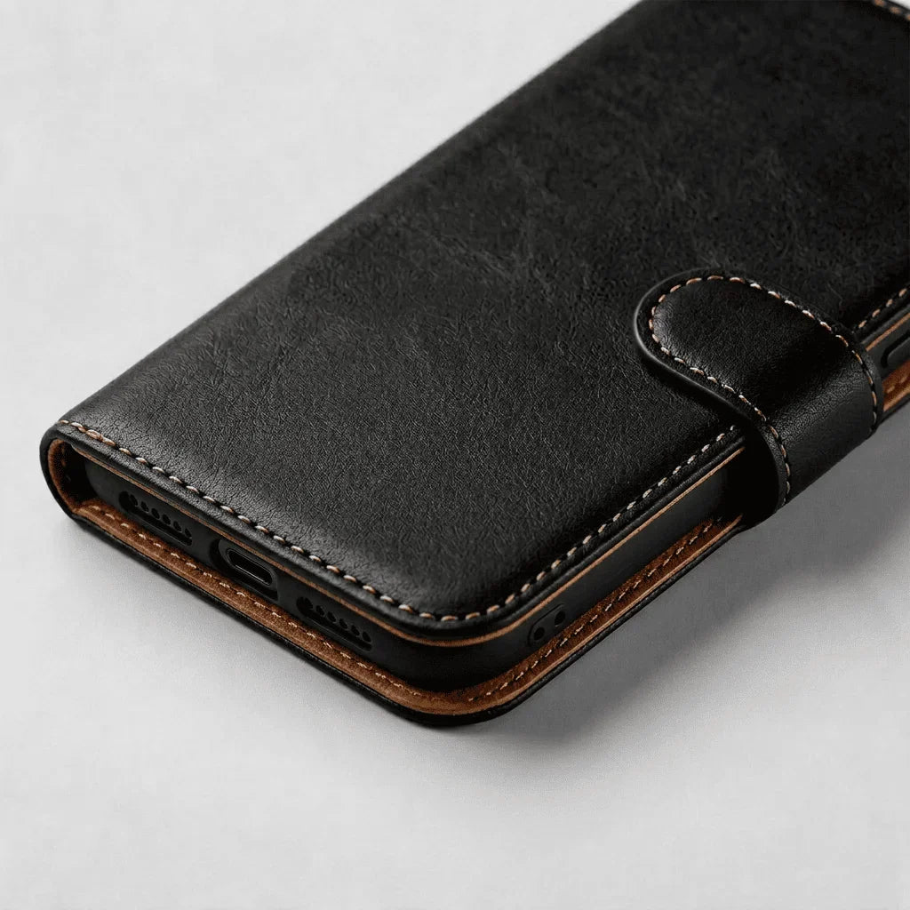 Custodia portafoglio in pelle Book Flip Case per Google Pixel 11 / 10 / 10 Pro con chiusura magnetica