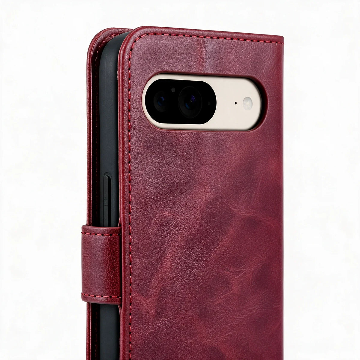 Custodia portafoglio in pelle Book Flip Case per Google Pixel 11 / 10 / 10 Pro con chiusura magnetica