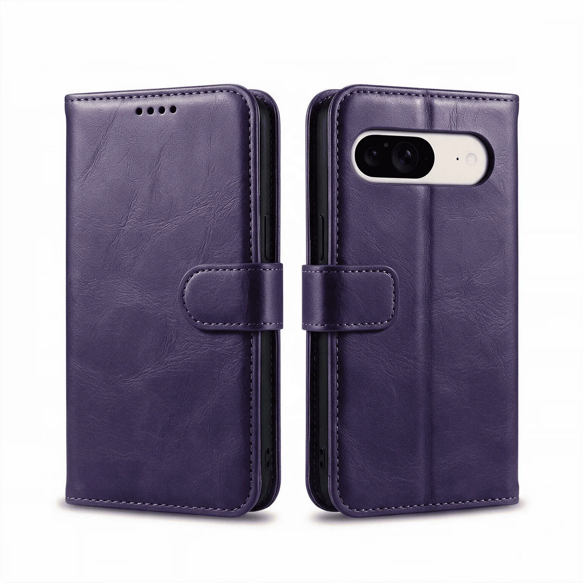 Custodia portafoglio in pelle Book Flip Case per Google Pixel 11 / 10 / 10 Pro con chiusura magnetica