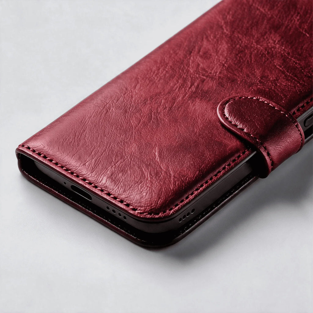 Custodia portafoglio in pelle Book Flip Case per Google Pixel 11 / 10 / 10 Pro con chiusura magnetica