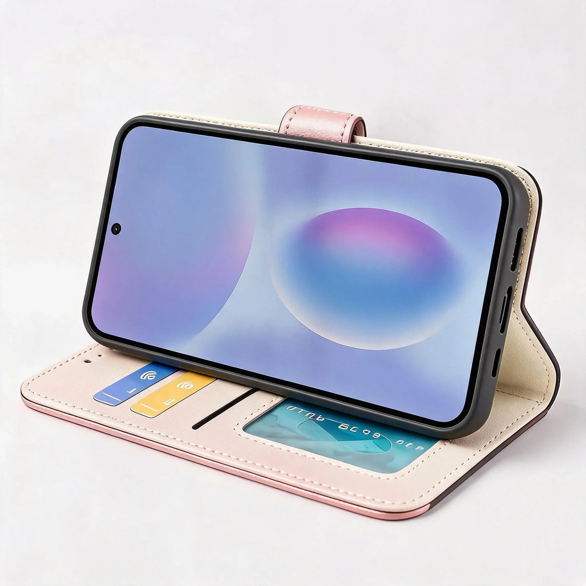 Custodia portafoglio in pelle Book Flip Case per Google Pixel 11 / 10 / 10 Pro con chiusura magnetica