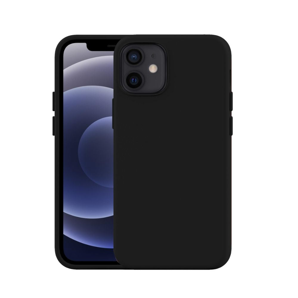 Custodia in gel di silicone nero per iPhone