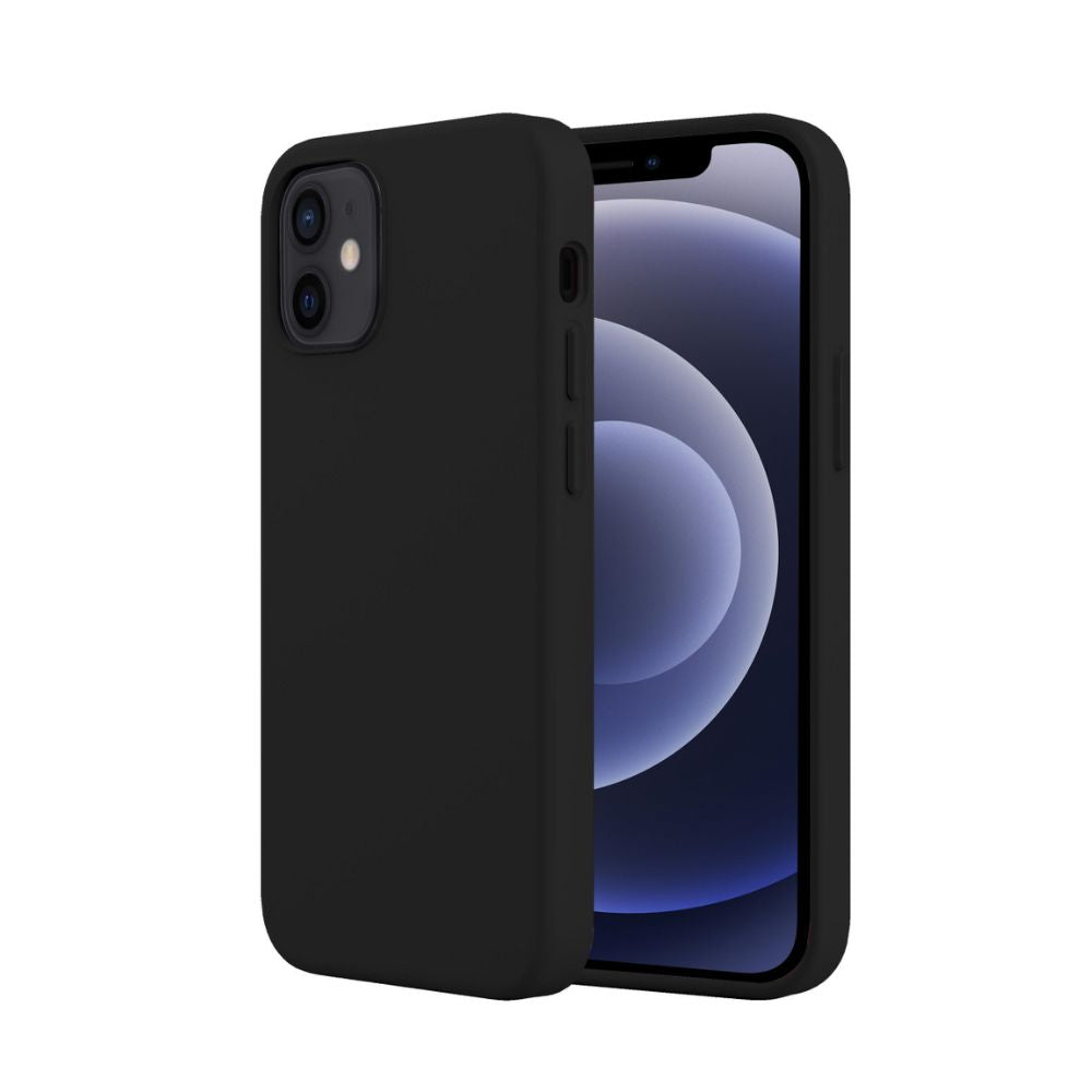 Custodia in gel di silicone nero per iPhone