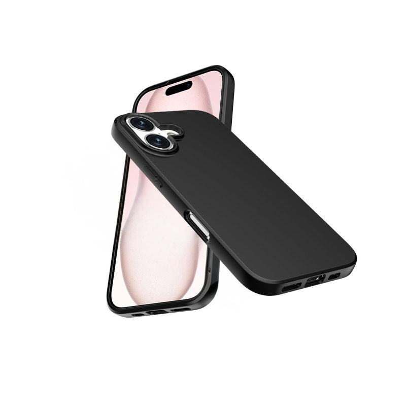 Custodia in gel di silicone nero per iPhone
