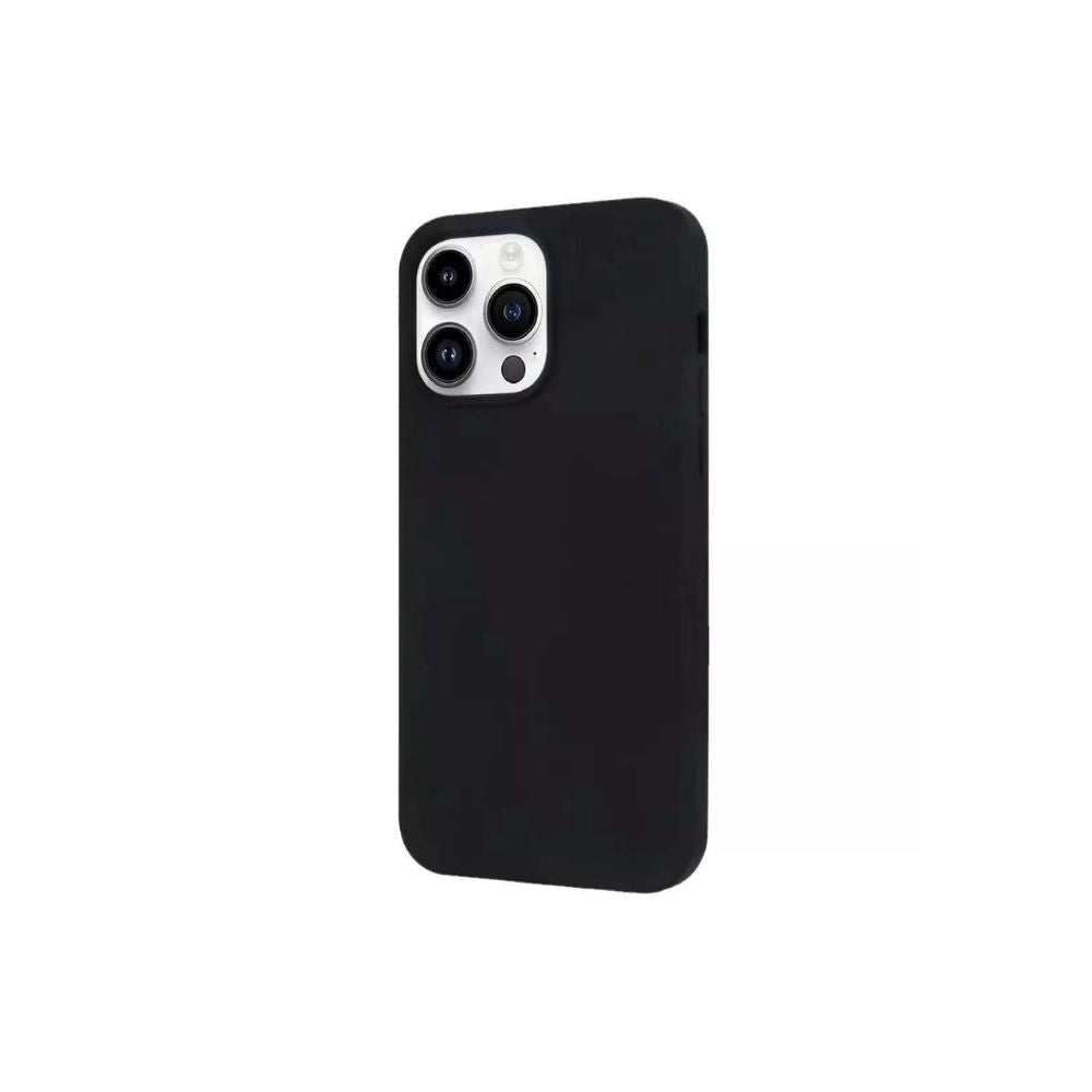 Custodia in gel di silicone nero per iPhone