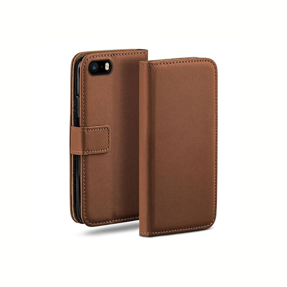 Custodia portafoglio a libro in pelle per iPhone 6 / 7 / 8 / SE