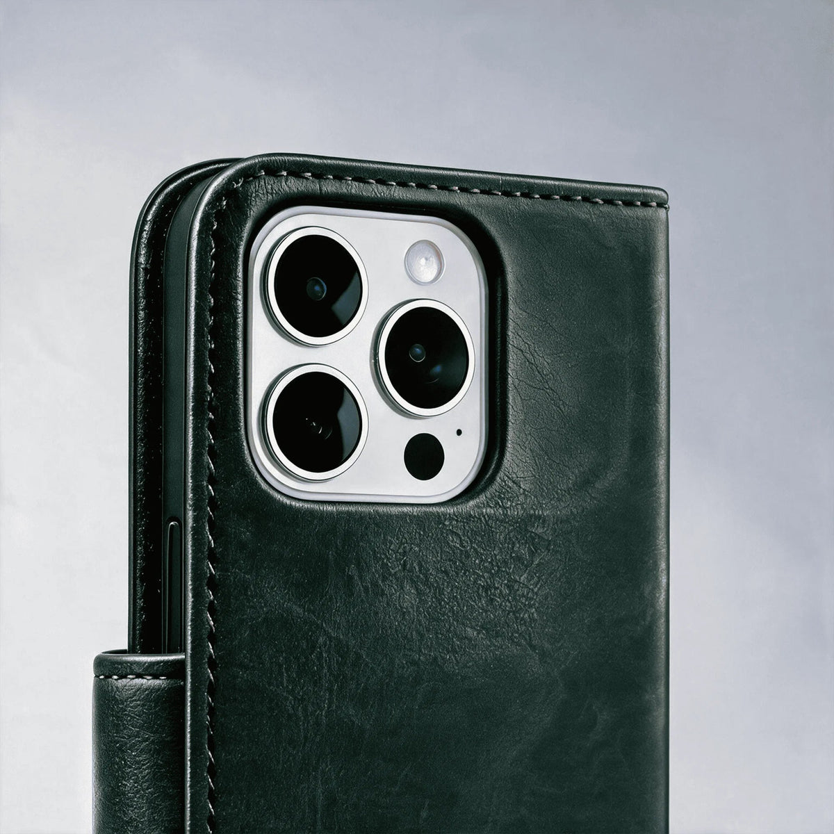 iPhone 15 Series Book Flip Case Leather Wallet