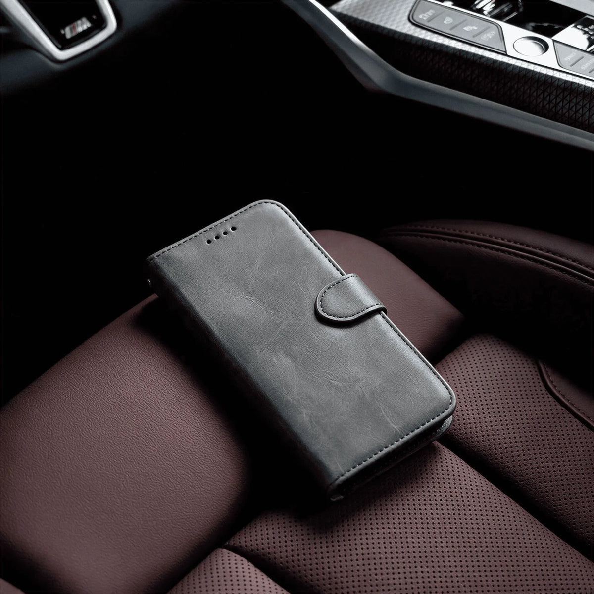 iPhone 13 Series Book Flip Case Leather Wallet