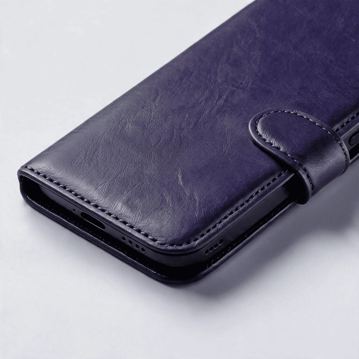 iPhone 15 Series Book Flip Case Leather Wallet