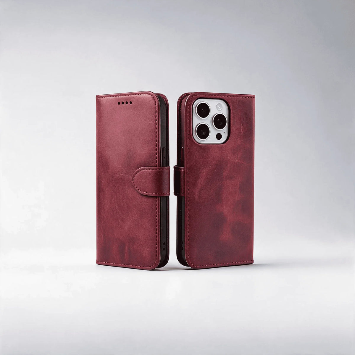 iPhone 13 Series Book Flip Case Leather Wallet
