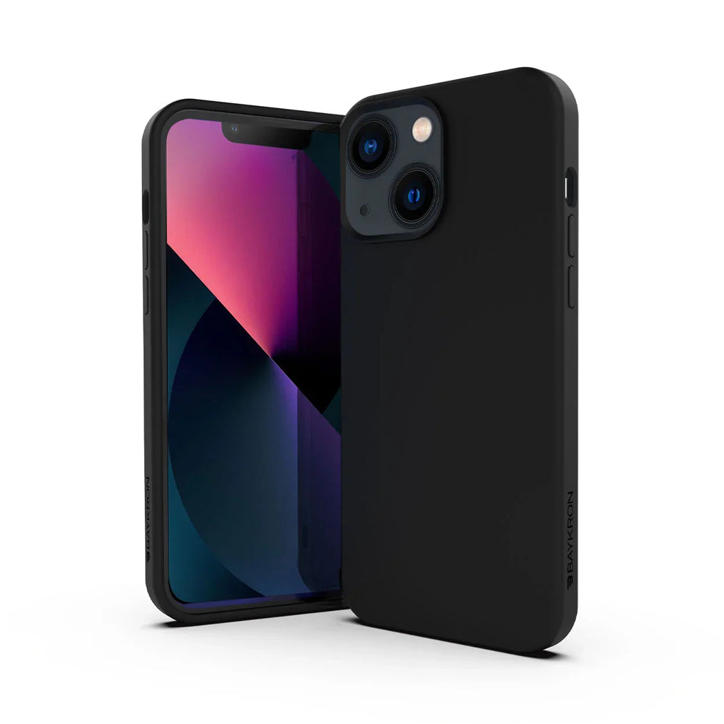 Custodia in gel di silicone nero per iPhone