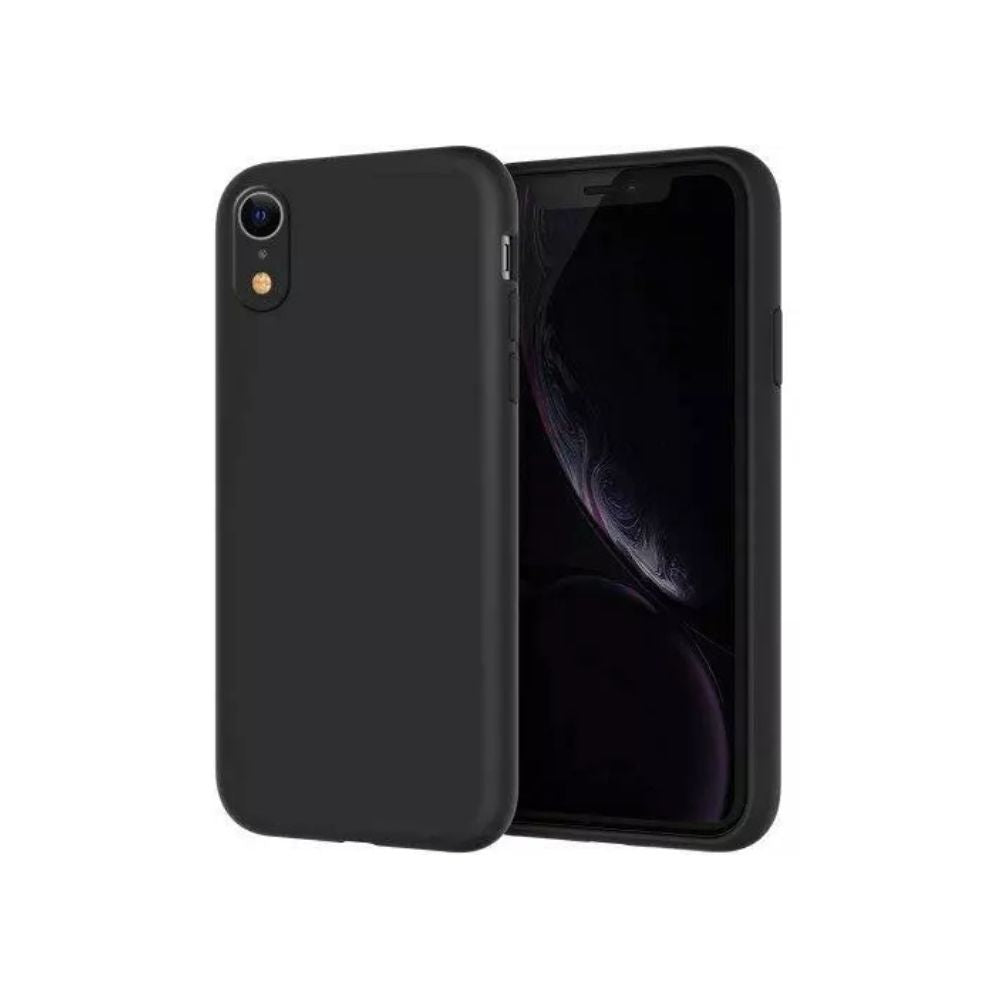 Custodia in gel di silicone nero per iPhone