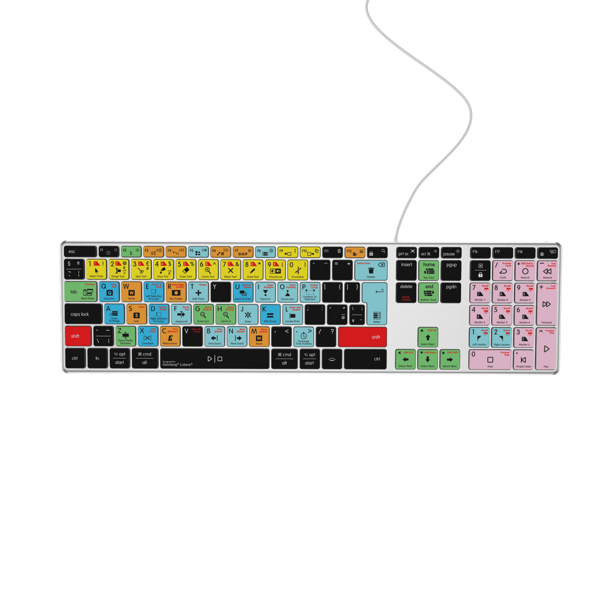 Tastiera compatibile con Cubase | AB10 retroilluminata | Cablata e wireless | Mac e PC