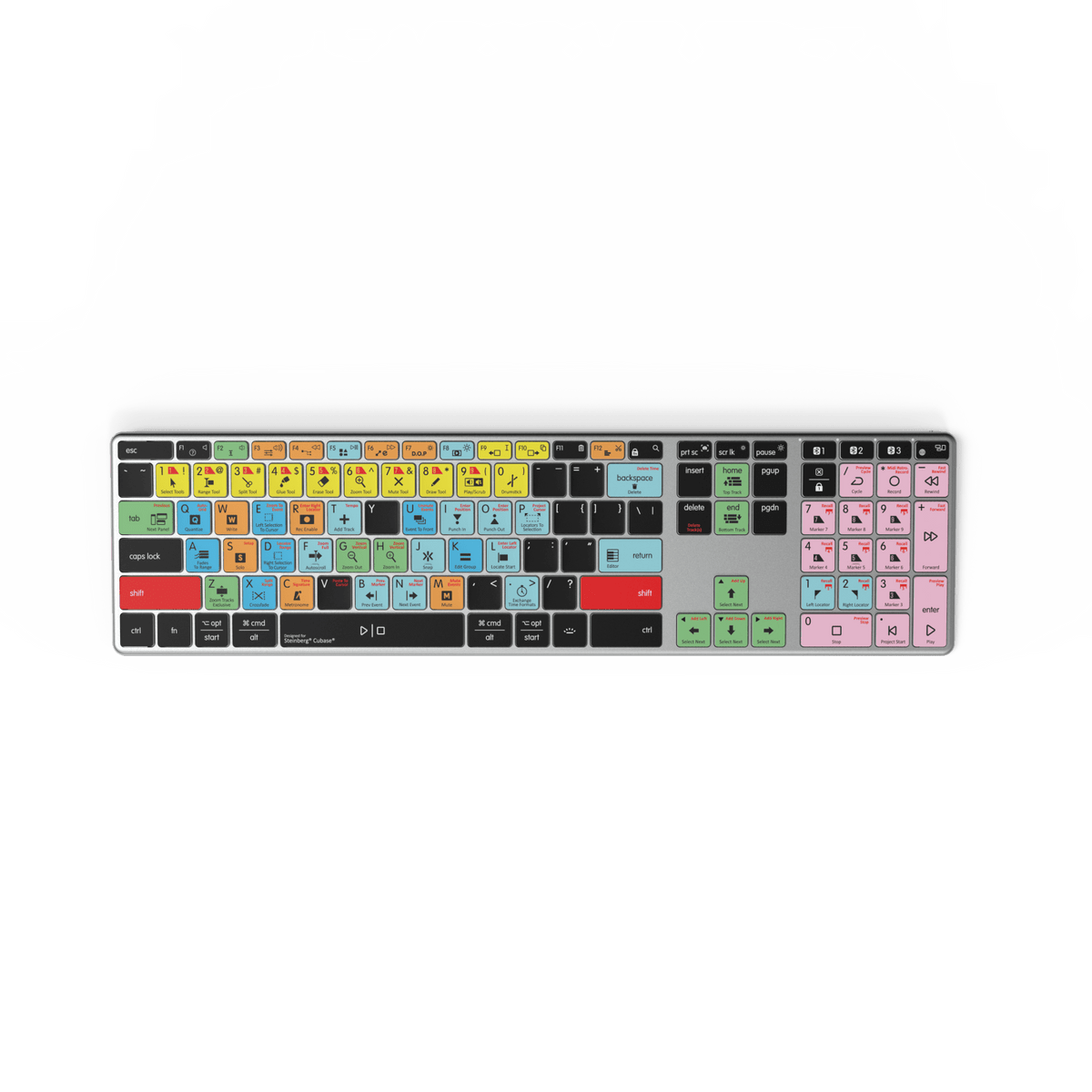 Tastiera compatibile con Cubase | AB10 retroilluminata | Cablata e wireless | Mac e PC