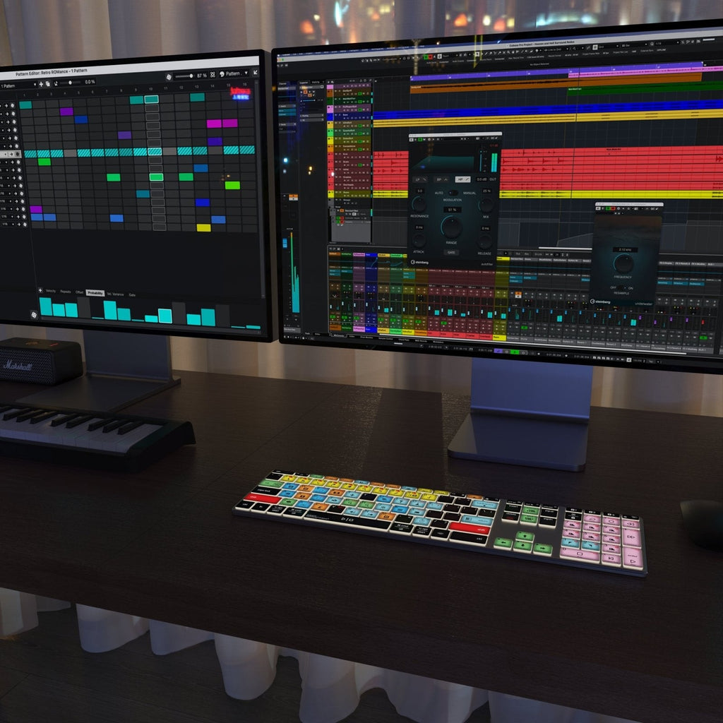 Tastiera compatibile con Cubase | AB10 retroilluminata | Cablata e wireless | Mac e PC