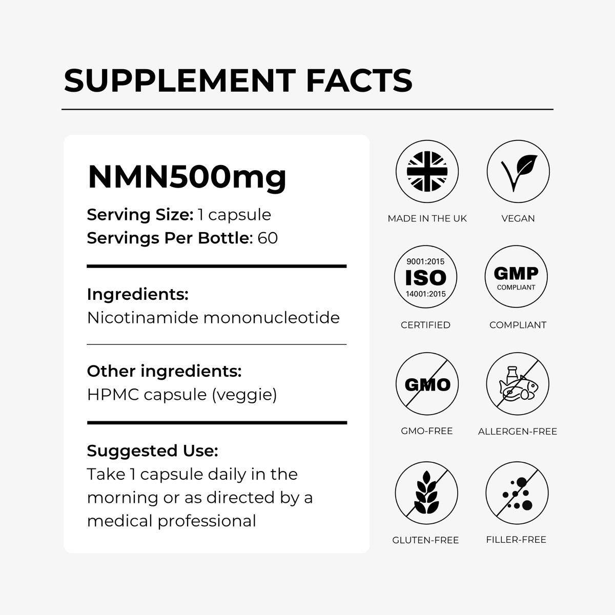 Daily NMN Longevity Supplement