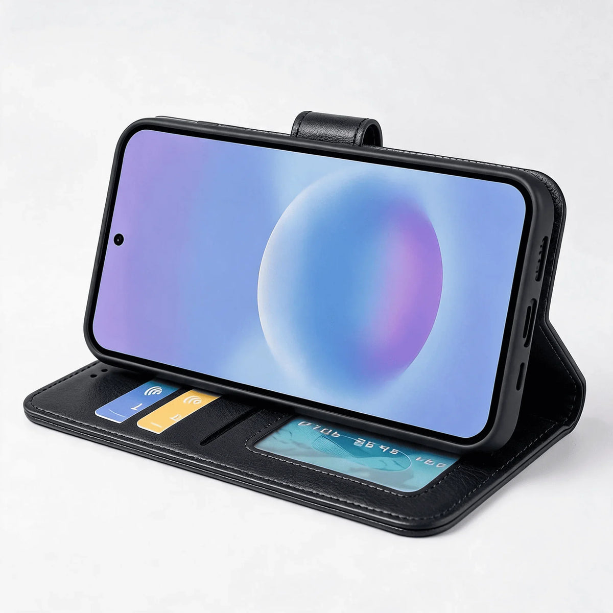 Samsung Galaxy A17 5G / A18 Book Flip Case Leather Wallet