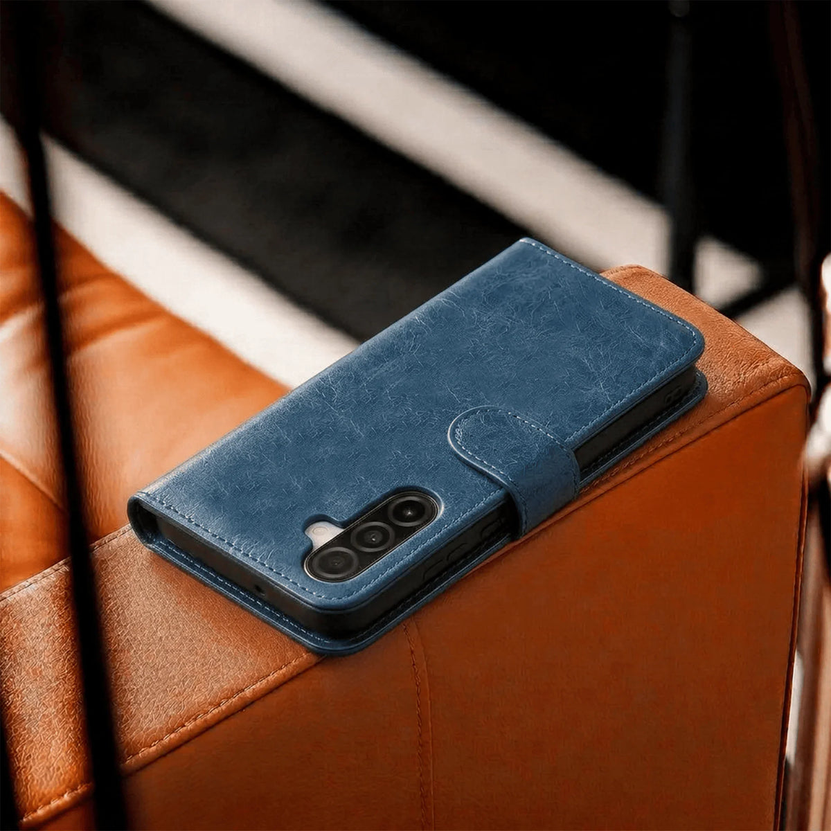Samsung Galaxy A26 Book Flip Case Leder-Wallet