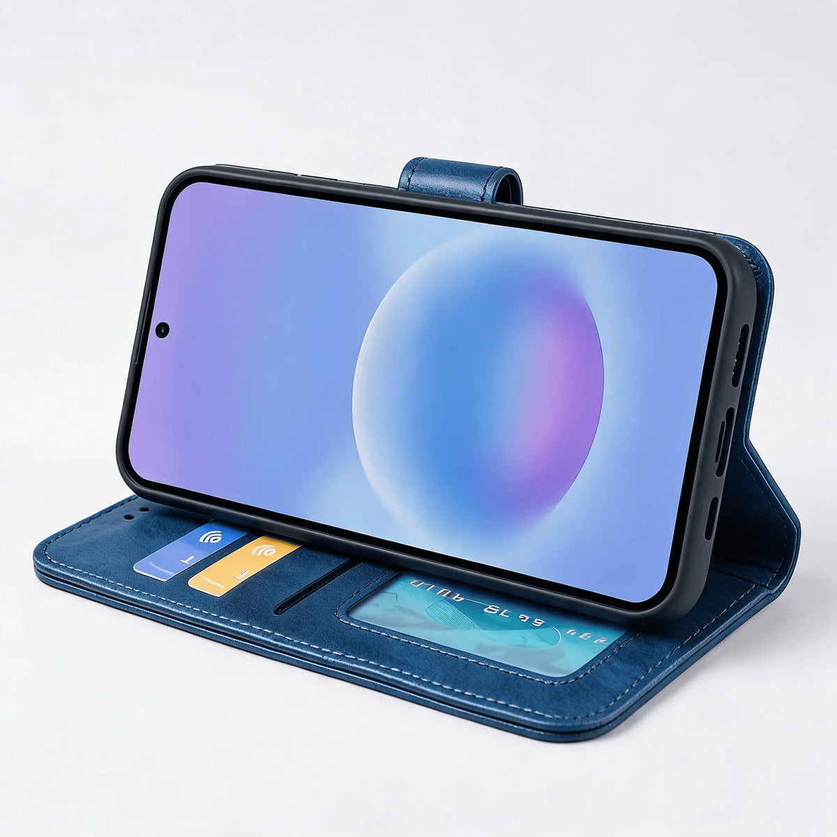 Samsung Galaxy A26 Book Flip Case Leder-Wallet