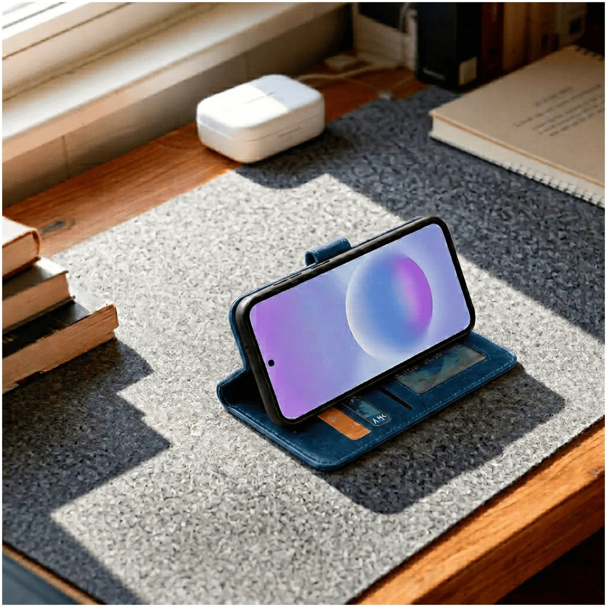 Samsung Galaxy A26 Book Flip Case Leder-Wallet