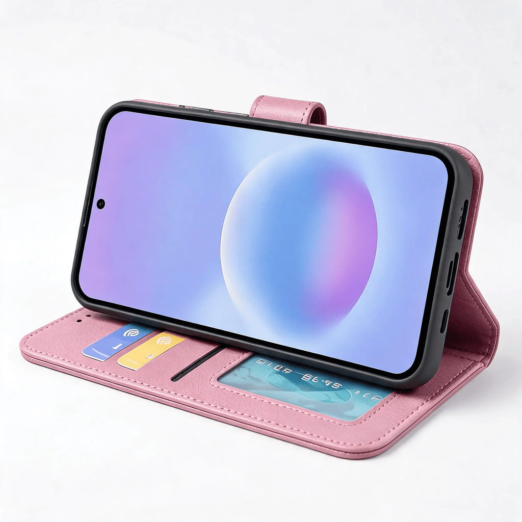 Samsung Galaxy A26 Book Flip Case Leder-Wallet