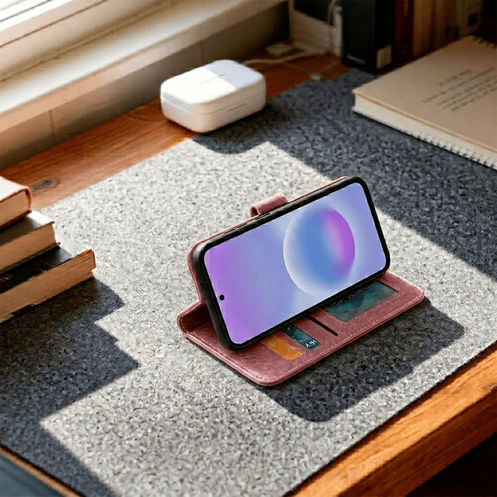 Samsung Galaxy A26 Book Flip Case Leder-Wallet