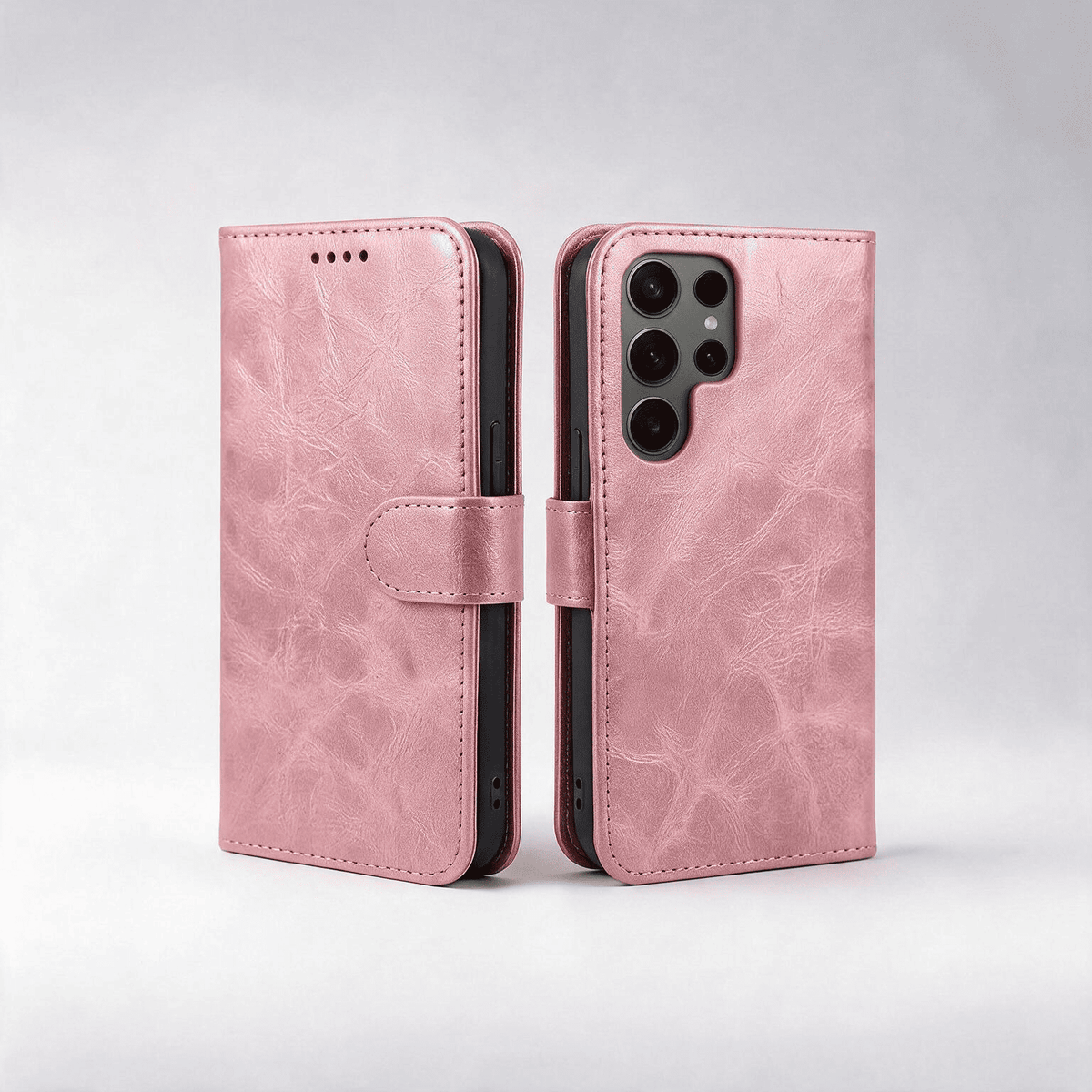 Custodia portafoglio Book Flip in pelle per Samsung Galaxy serie S22