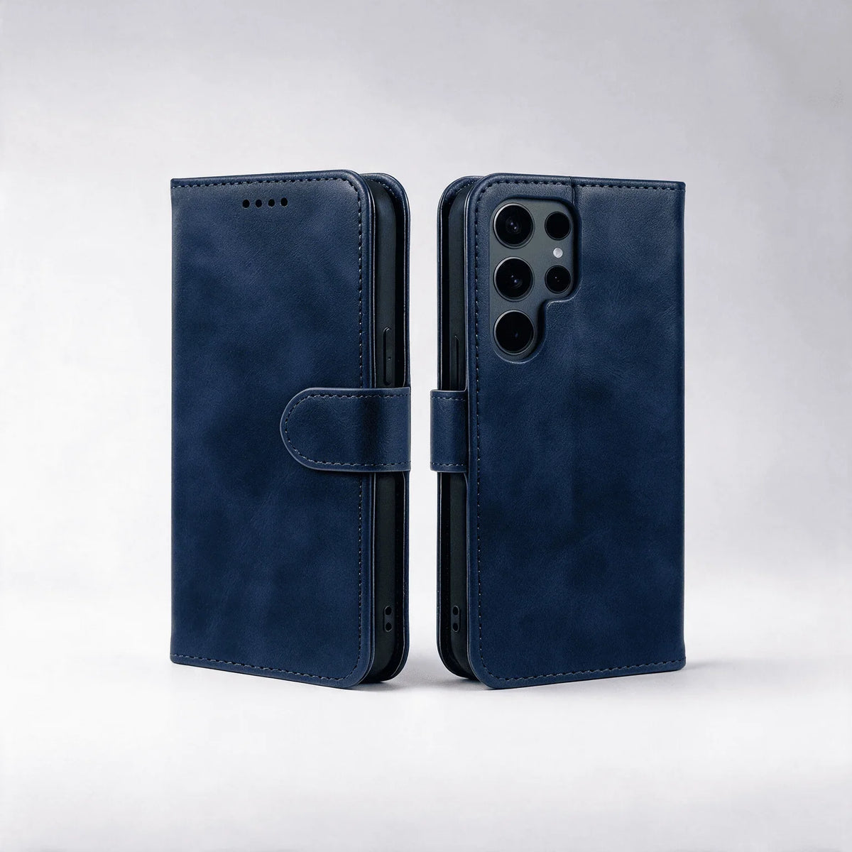 Custodia portafoglio Book Flip in pelle per Samsung Galaxy serie S22