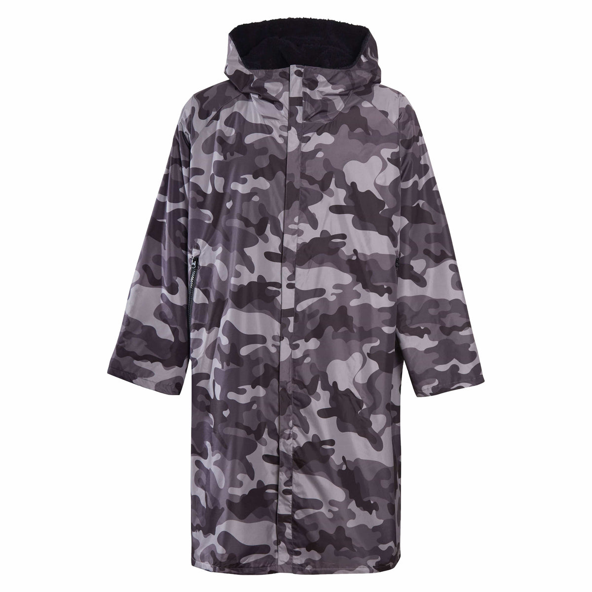 Heatwave Thermalwear Unisex Waterproof Windproof Changing Robe Hooded Fleece Lined Outdoor Coat